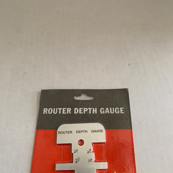 Router Depth Gauge Marked in 16ths From 1/8" Through 1" Brand New - Picture 3 of 6